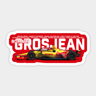 Romain Grosjean 2022 (white) Sticker